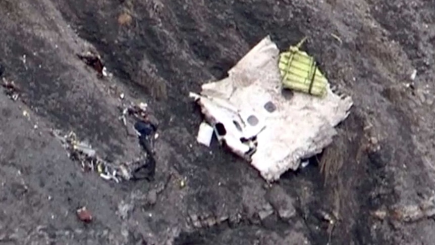 Germanwings crash scene