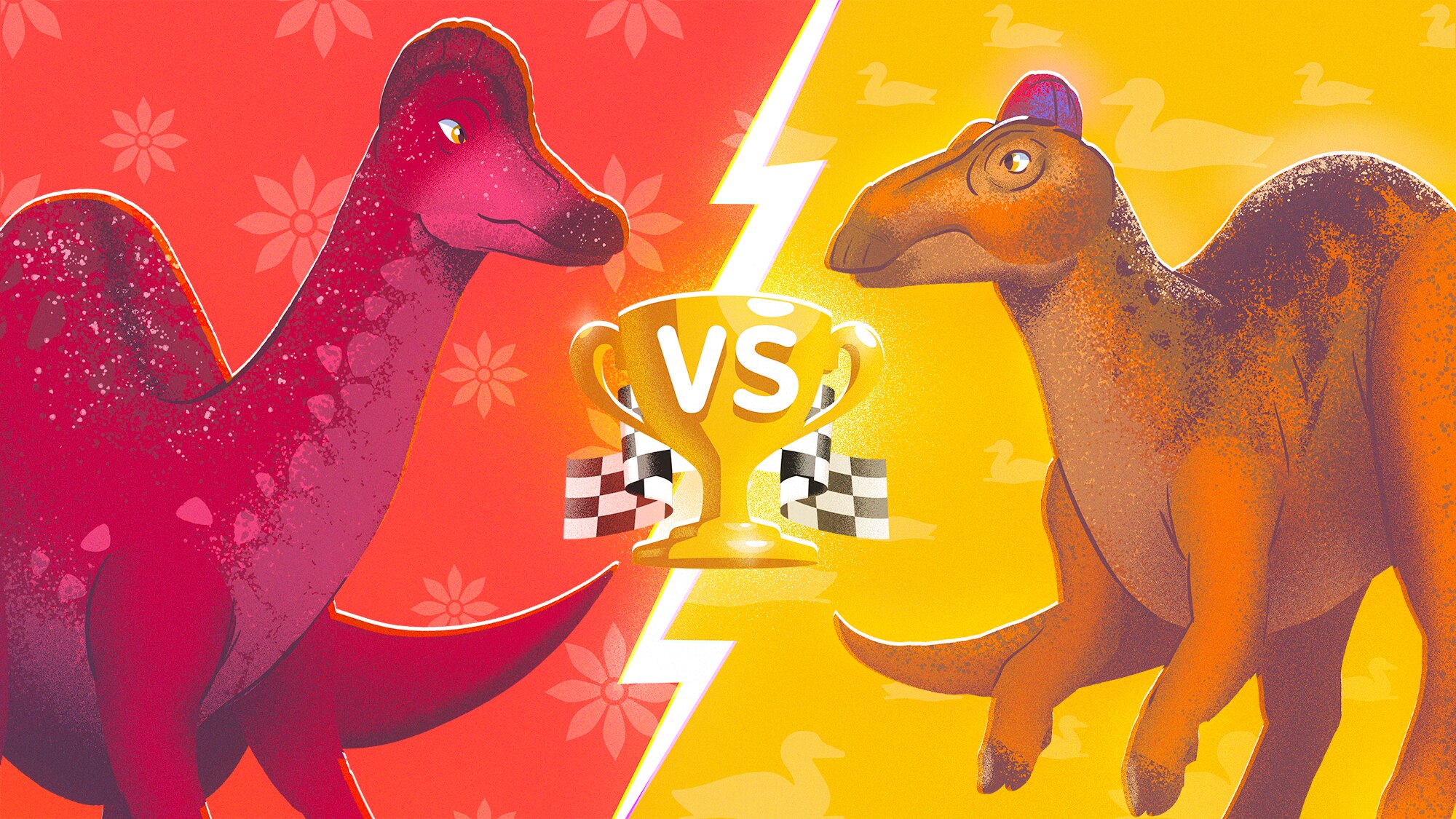 Jaxartosaurus vs Edmontosaurus ABC Kids listen