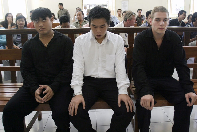 Tan Duc Thanh Nguyen, Si Yi Chen and Matthew Norman in Denpasar District Court