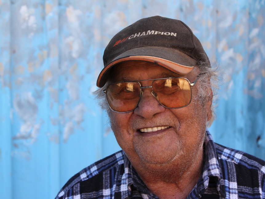 Aboriginal elder Mark McKenzie at Nepabunna