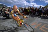 Marco Pantani in action