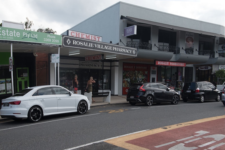 Baroona Road shops in Brisbane's Rosalie.