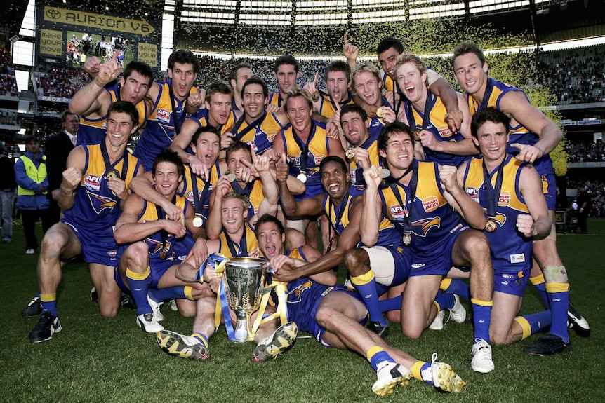 West Coast Eagles celebrate 2006 premiership