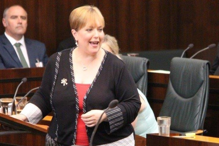 Former Premier Lara Giddings makes her farewell speech to State Parliament