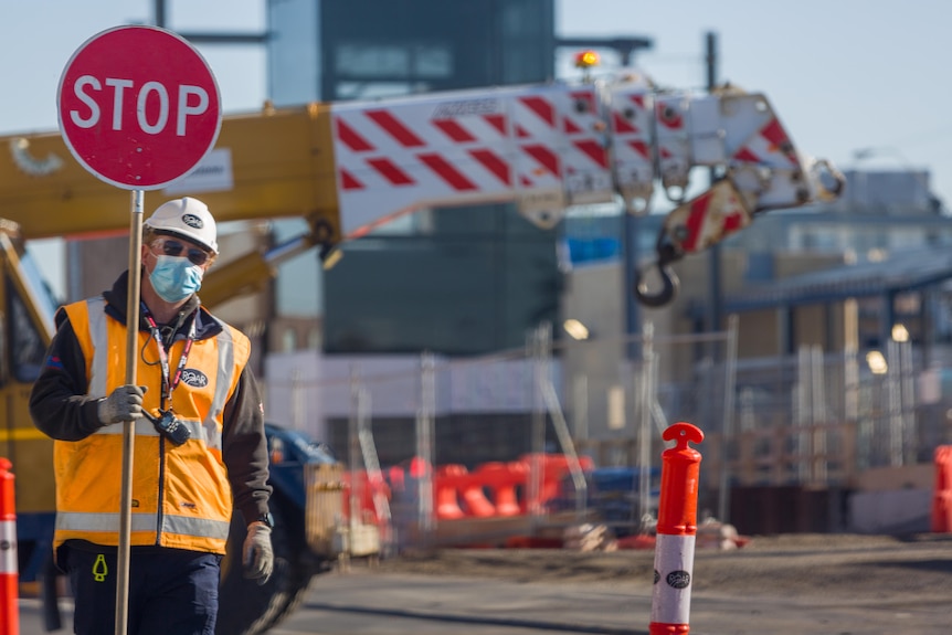 A construction worker.