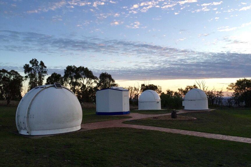 There are three telescopes on the site currently, but they are not powerful enough for USQ's aspirations.