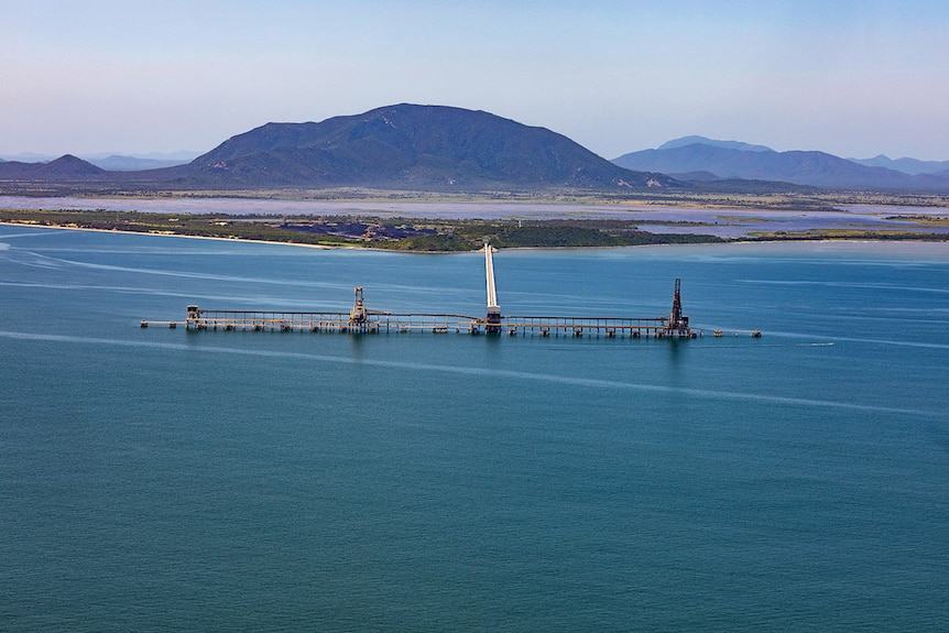 A coastal port and coal terminal in north Queensland