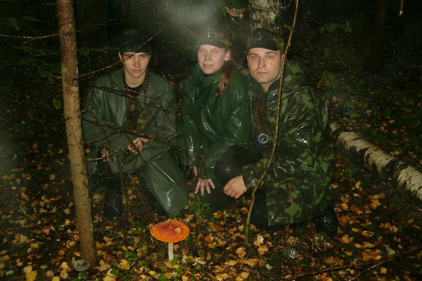 Sometimes Tarmo Pihlik builds impromptu saunas as part of the EDL training