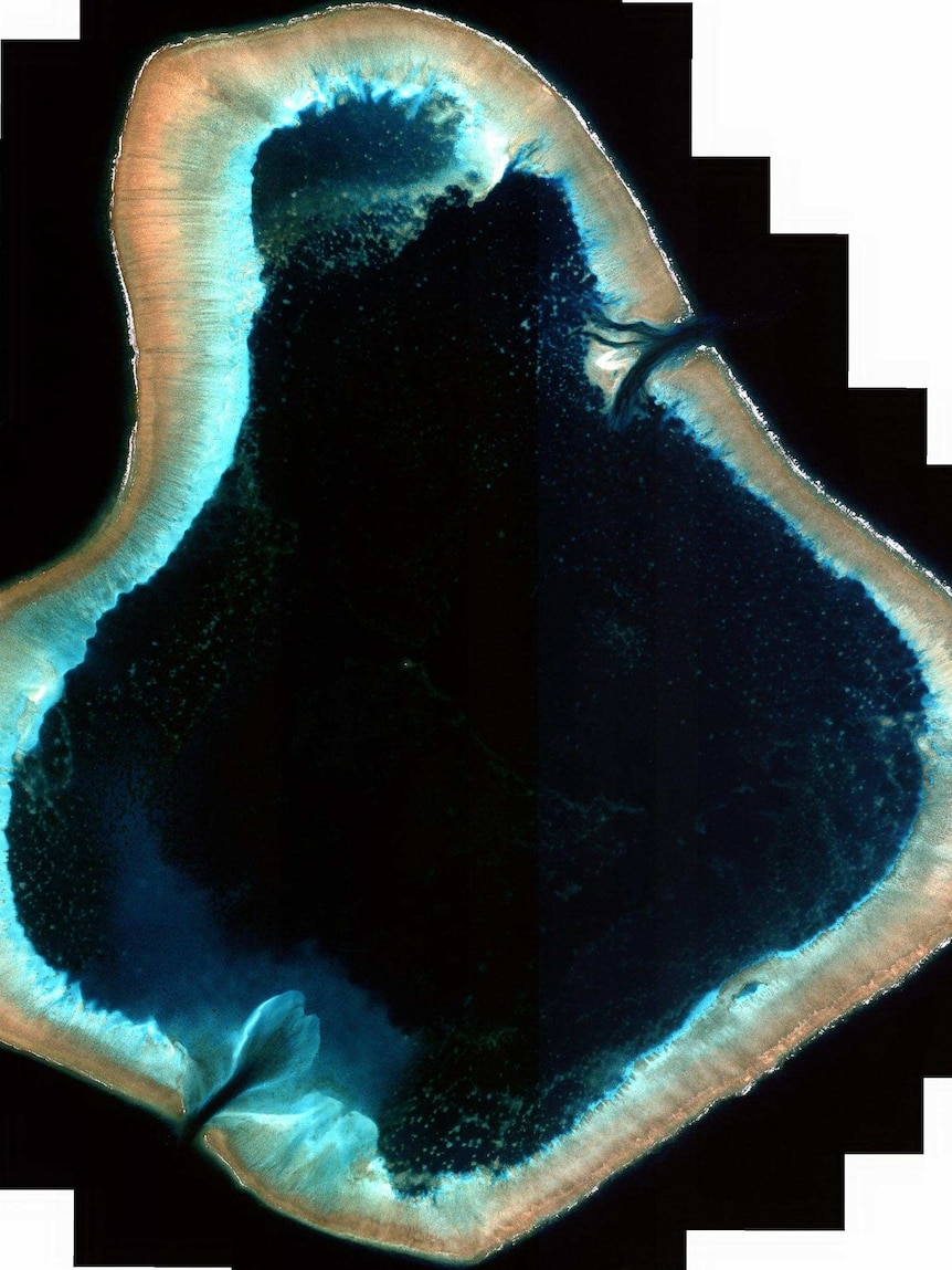 North Scott Reef satellite image
