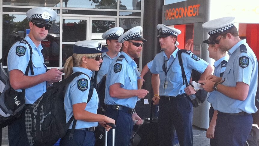 Police officers from interstate have arrived in Perth