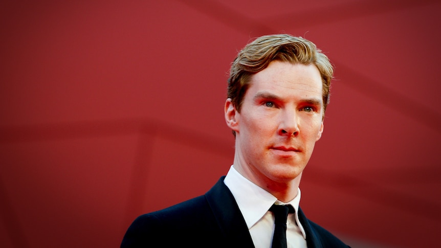 Benedict Cumberbatch in a suit 