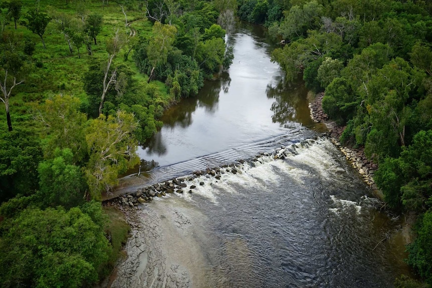 Aerial of Cahill's Crossing