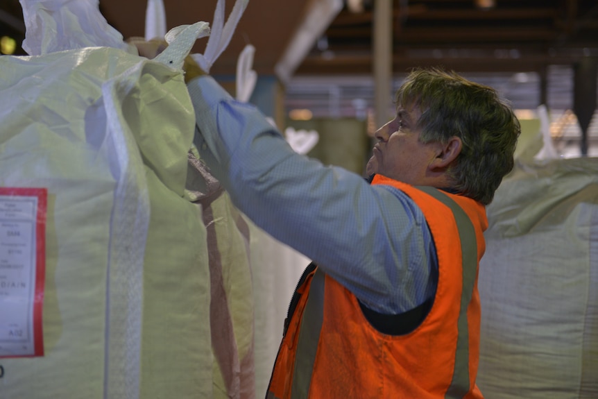 Stephen Scherer at work on the factory floor.