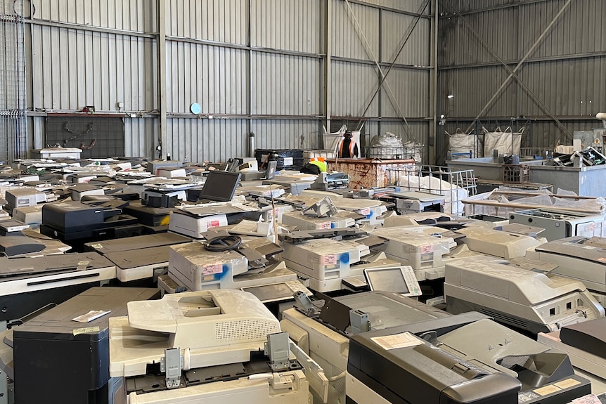 100s of industrial printers 