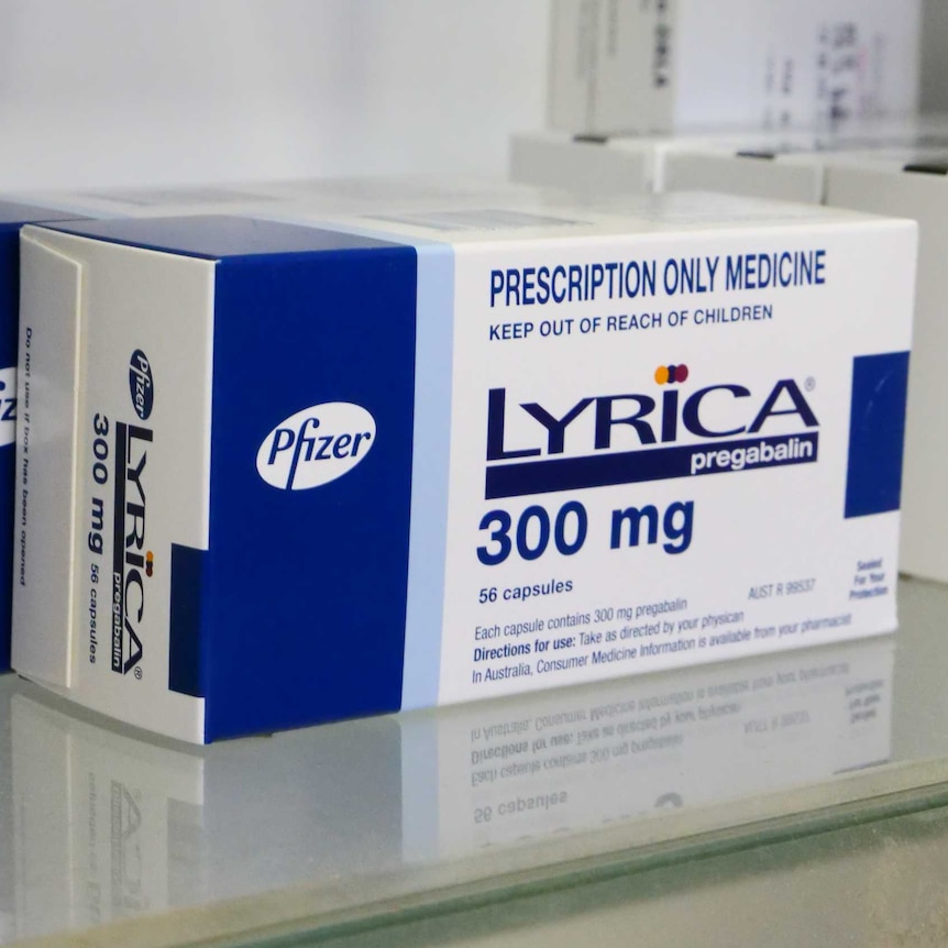 Medication packaging with Lyrica written on the box