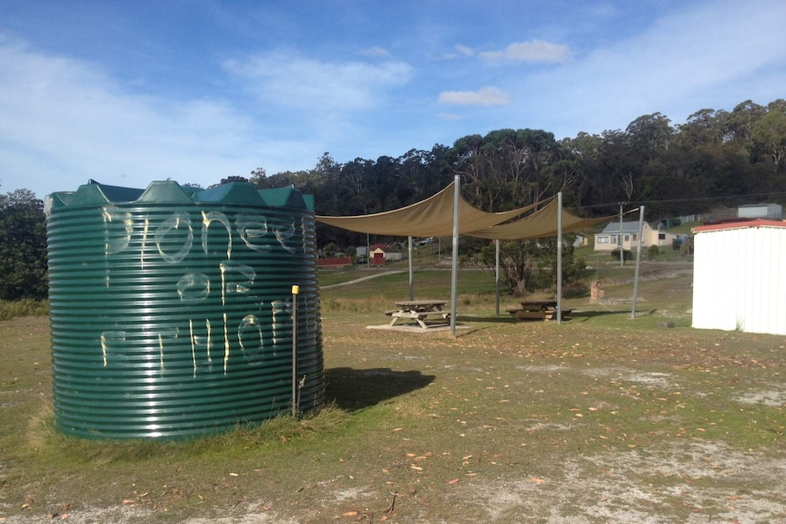 Free water tank installed at Pioneer