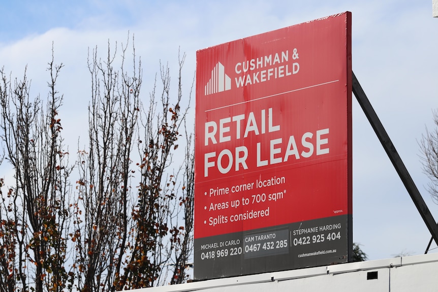 A for lease sign.