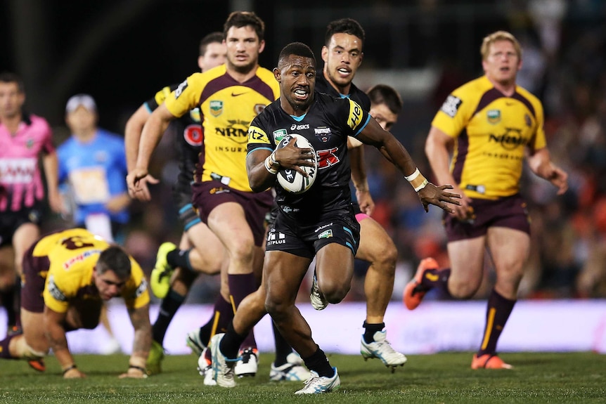 Segeyaro bursts through Broncos defence