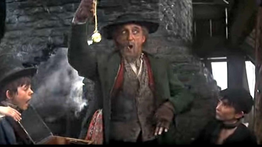 Ron Moody as Fagin in Oliver Twist (1968)