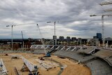 The new Perth Stadium under construction