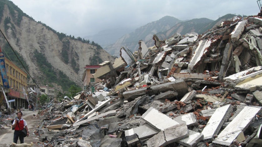 Quake devastation in Ying Xiu