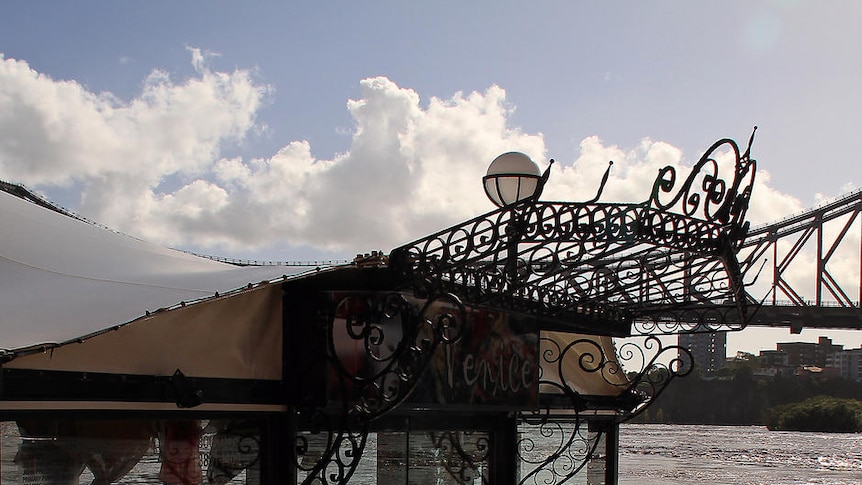 The Little Venice restaurant in the Brisbane CBD is submerged