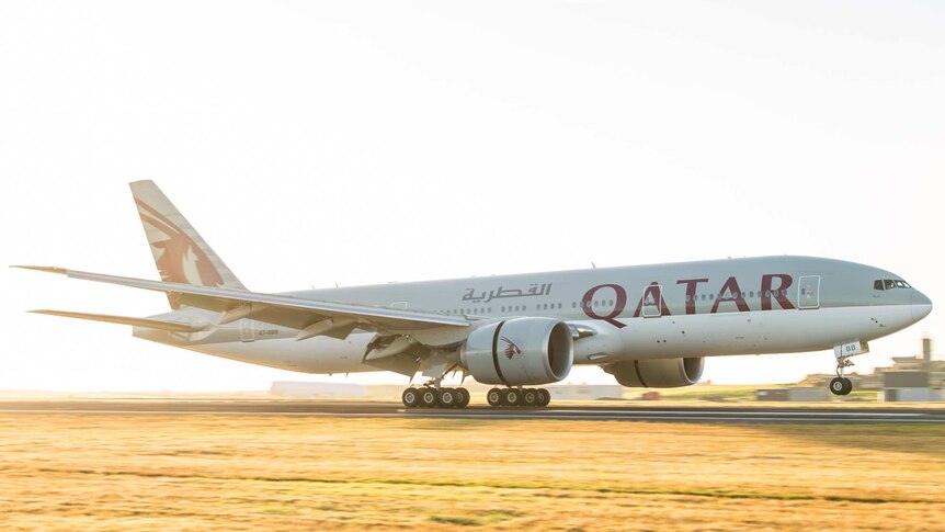 Qatar Airways’ inaugural flight touches down in  New Zealand.