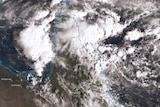 Satellite image of heavy cloud over Cape York