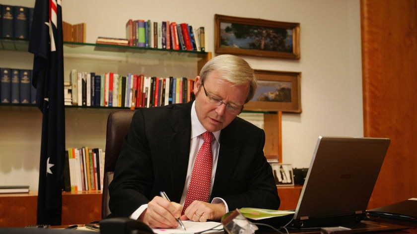 Former prime minister Kevin Rudd