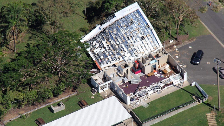 Damage from Cyclone Marcia