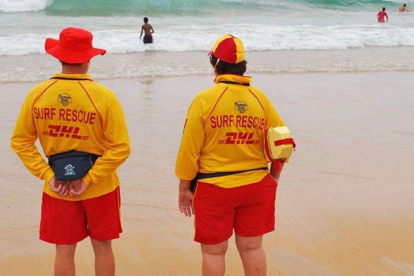 Two surf lifesavers