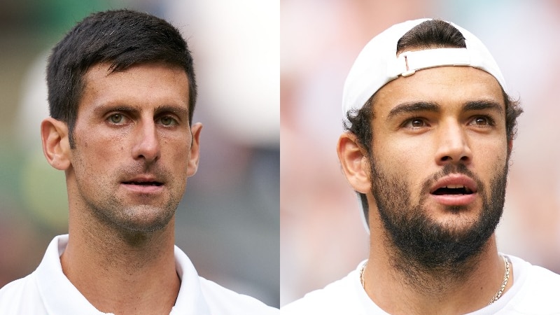 It's Novak Djokovic vs. Matteo Berrettini in Wimbledon Final - The New York  Times