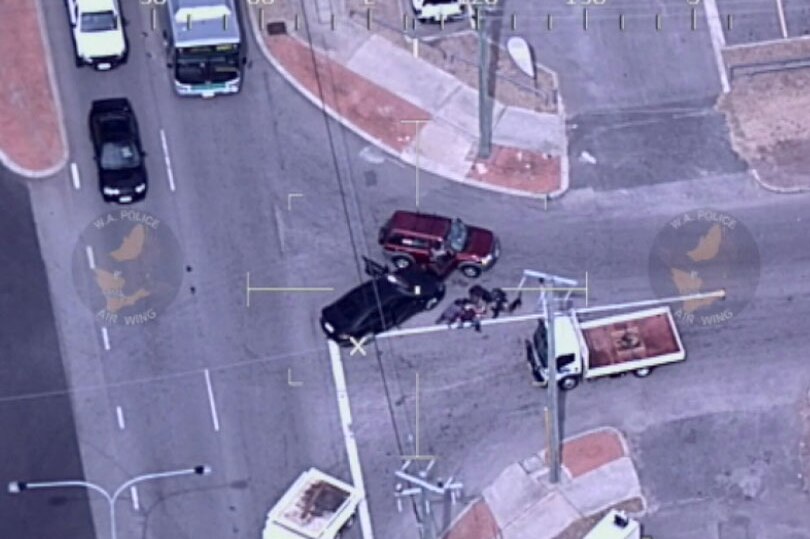 A man has been arrested after an attempted car jacking in eastern Perth suburb of Guildford