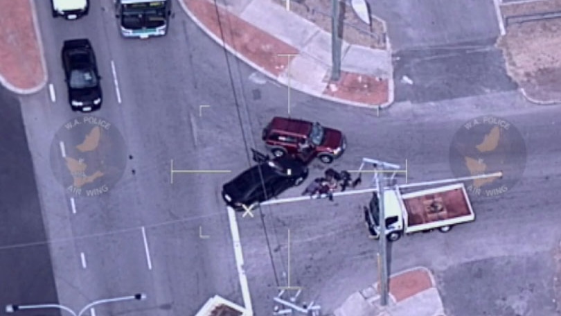 A man has been arrested after an attempted car jacking in eastern Perth suburb of Guildford