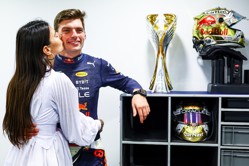 Max receives F1 World Championship trophy 2022: 'An exceptional
