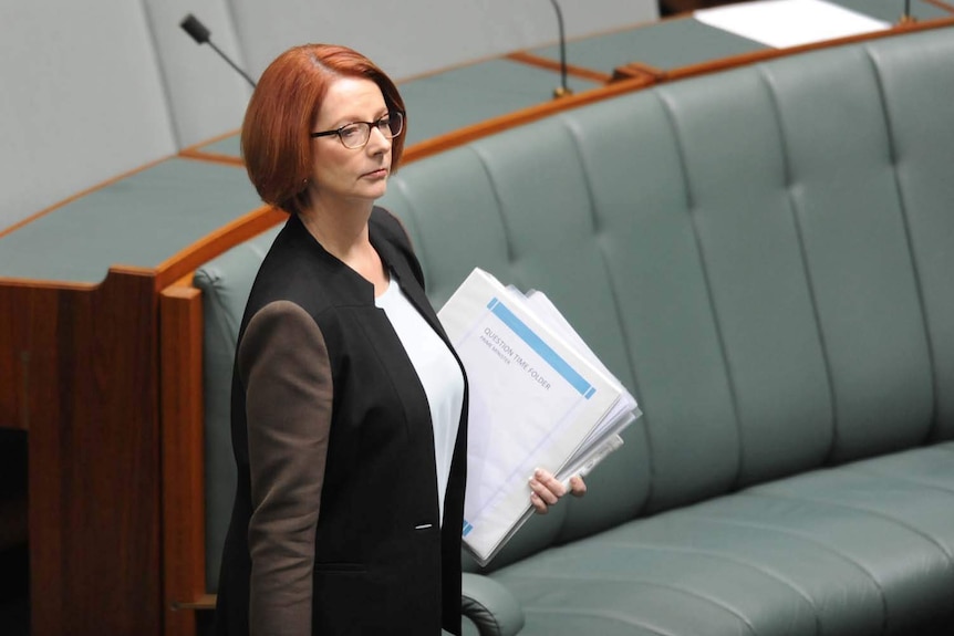 Julia Gillard enters the House of Representatives