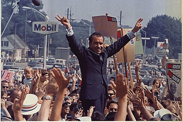 Richard Nixon campaigning
