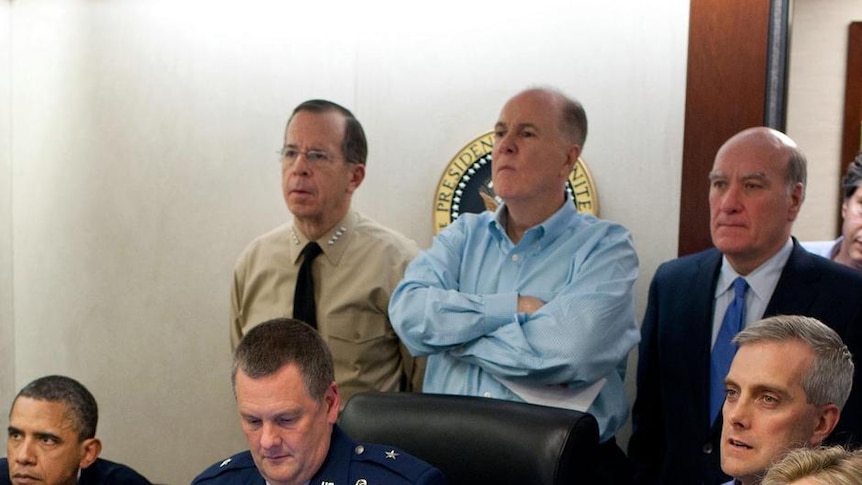 Barack Obama, Joe Biden, and national security team receive an update