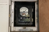 A household electricity meter box.