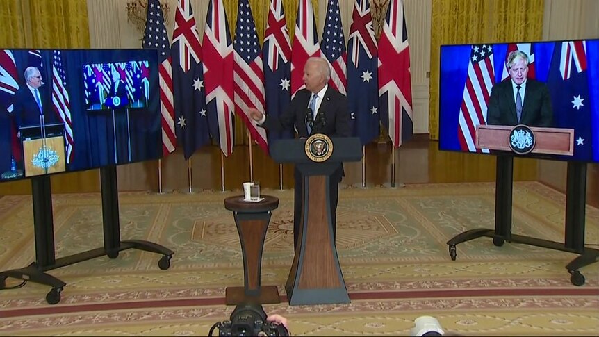 US President Joe Biden calls Prime Minister Scott Morrison 'that fellow down under'