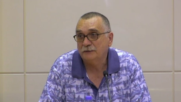 Youth Justice Officer Ian Johns has been the only current Don Dale guard to appear at the royal commission