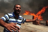 Palestinians respond to tank fire police said was caused by Israeli shell