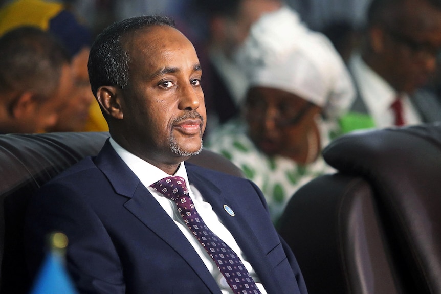 Somalia's prime minister sits