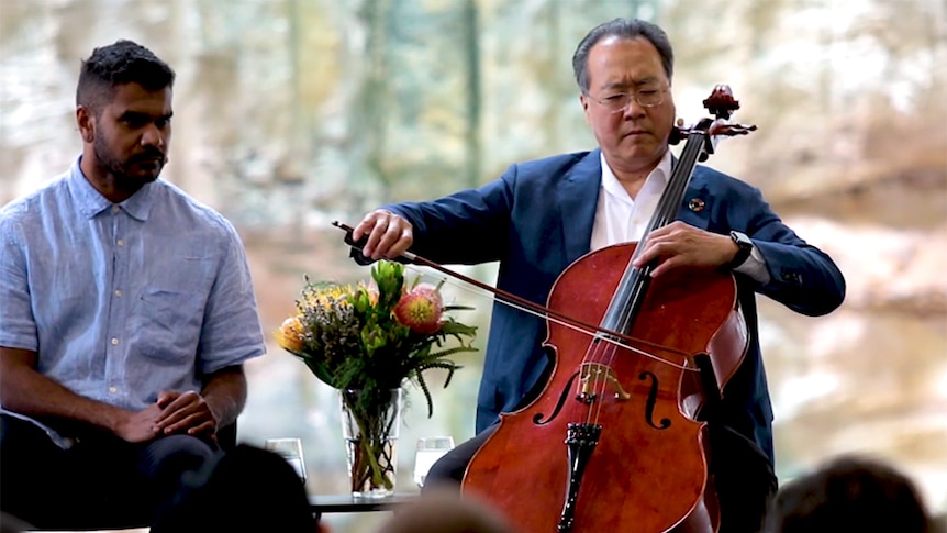 Yo-Yo Ma performs Appalachia Waltz on the cello