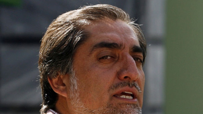 Afghan presidential candidate Abdullah Abdullah