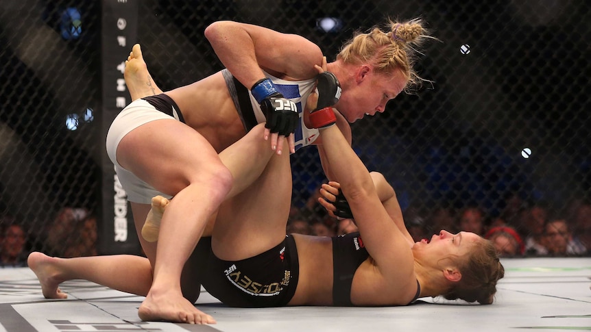 Holly Holm fights Ronda Rousey in UFC 193