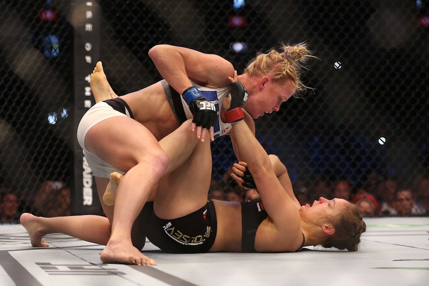 Holly Holm fights Ronda Rousey in UFC 193