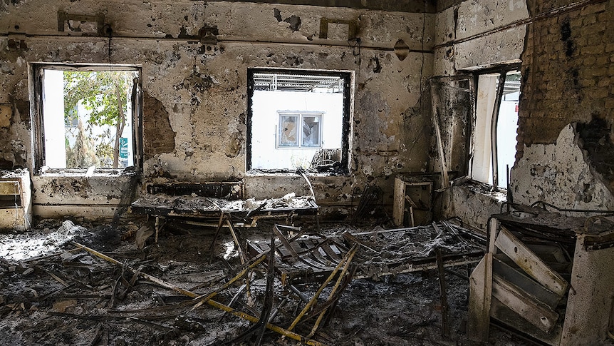 Ward in a MSF hospital in Kunduz that was destroyed by US gunship.