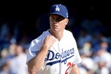 Zach Greinke in action for Los Angeles Dodgers