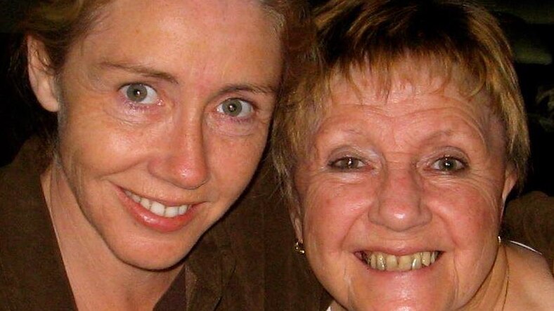 Australian grandmother Toni Ludgate (left) with her daughter Traci Harding.
